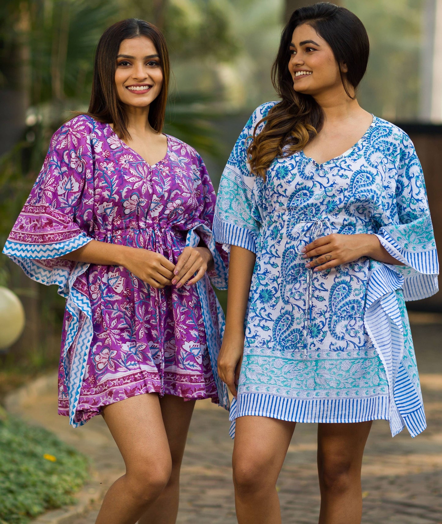 Block Printed Caftans