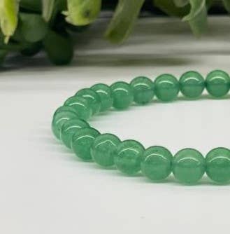 Jade Stretchable Bracelet 6mm Beads