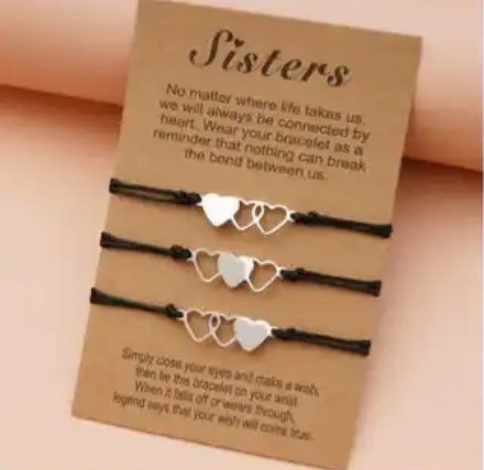 Sisters, Mothers and Daughters, Three Generations Friendship Bracelets perfect for Mothers Day