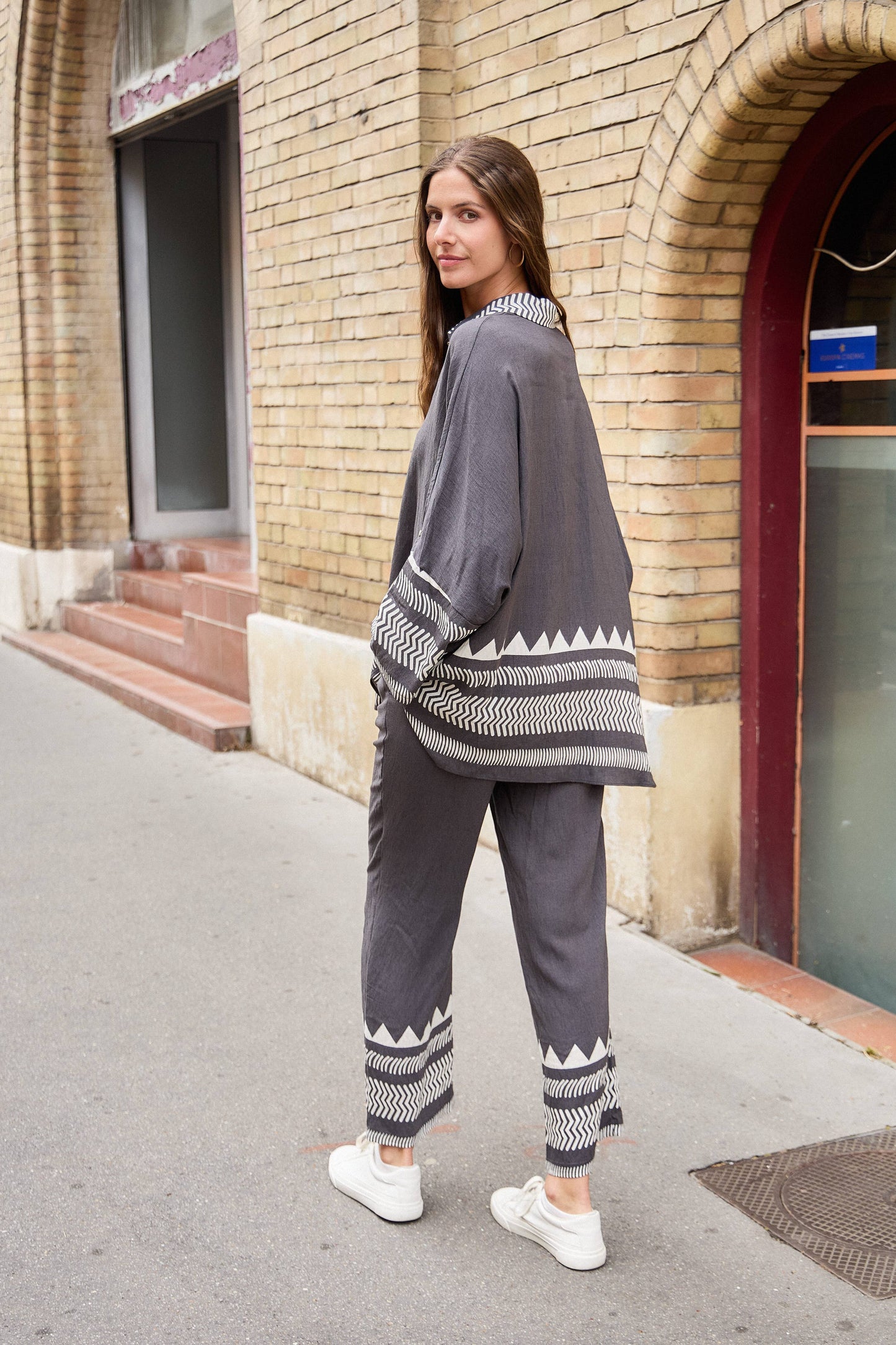 Flowy shirt and pants set