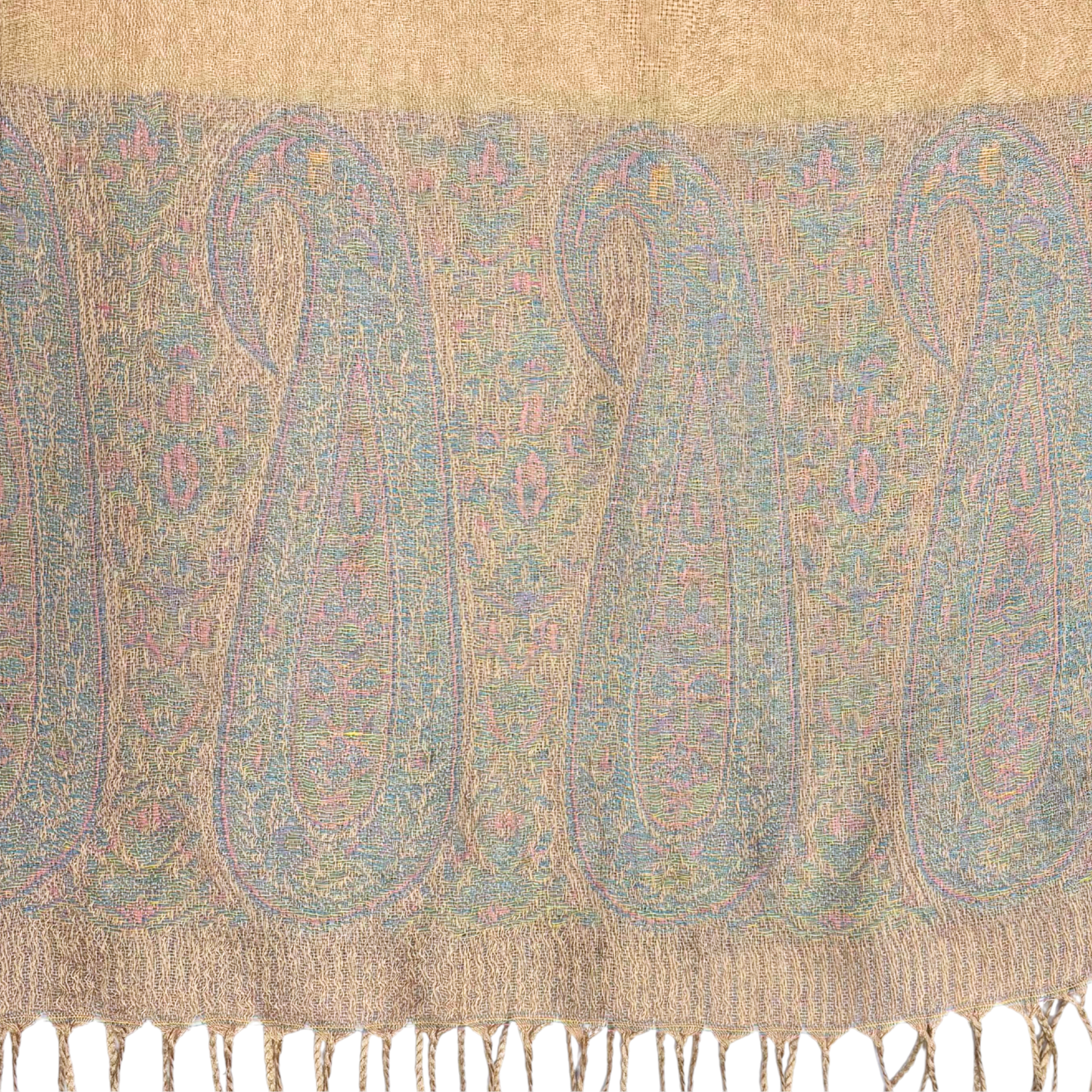 Pashmina Scarf - Two Tone Paisley Print
