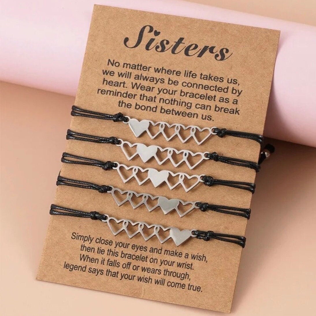 Four Sisters Friendship Bracelets perfect for Mothers Day gifts