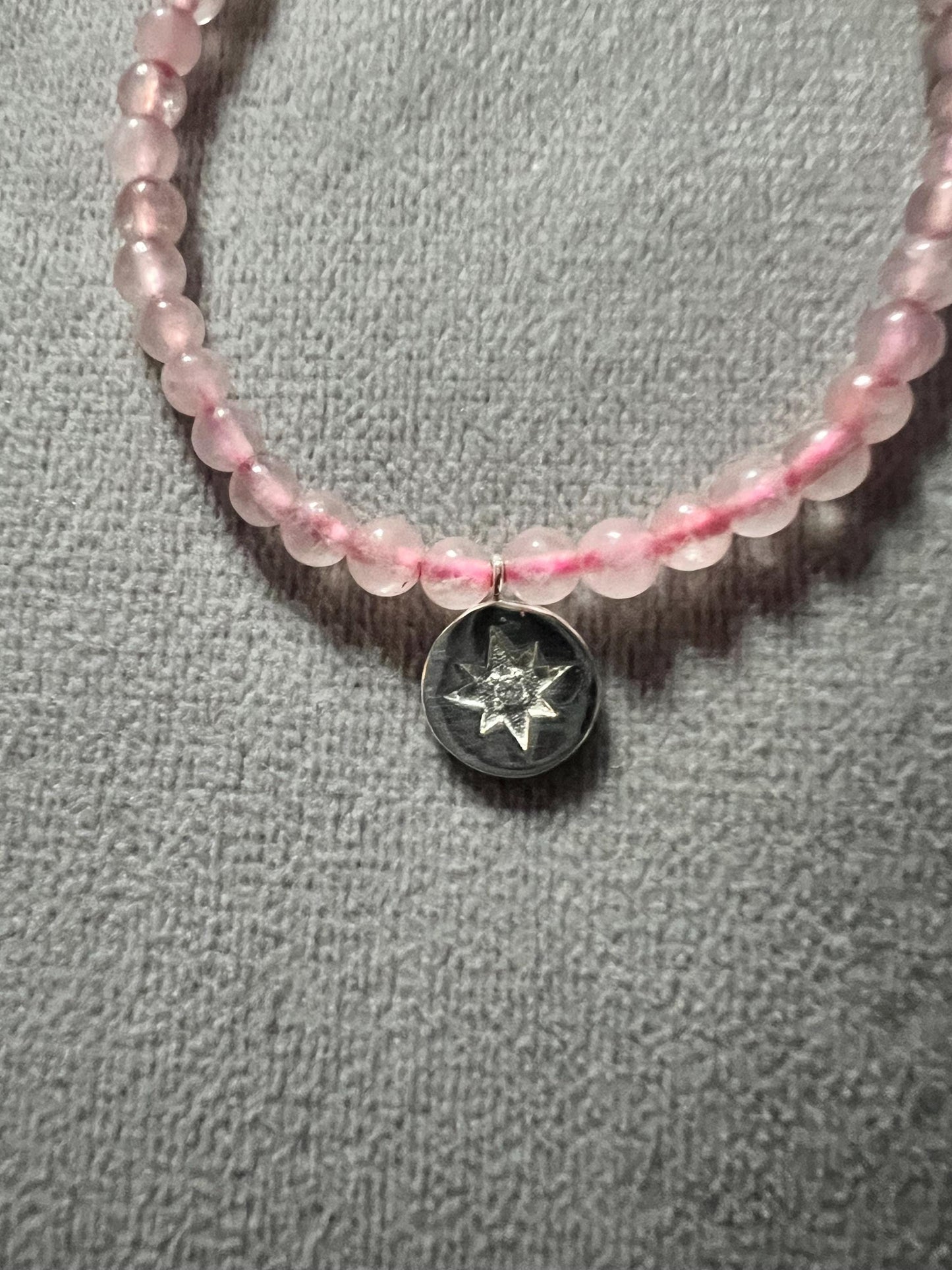 North Star Gemstone & 925 Silver Charm Bracelet – Handcrafted Jewelry for Guidance, Inspiration and Hope