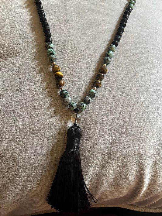 108 Bead Meditation Necklace, Jap Mala