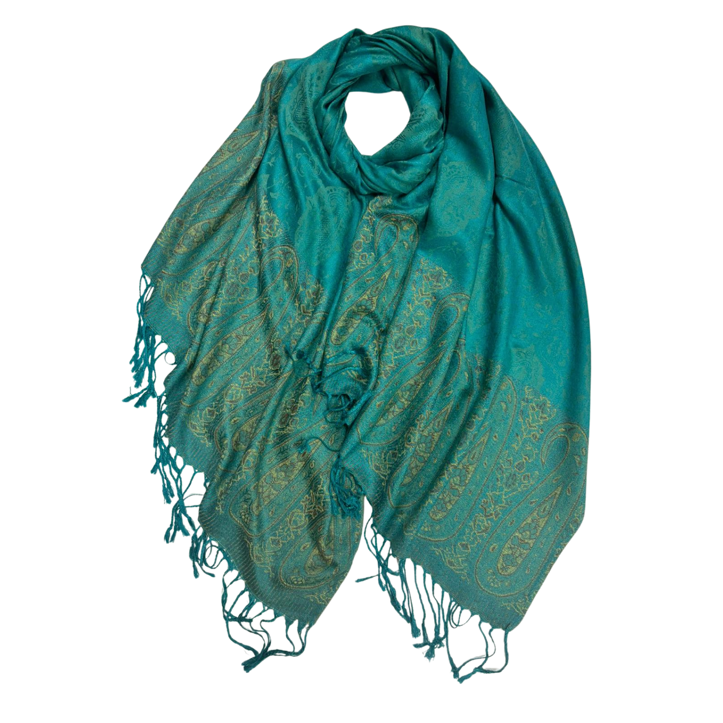 Pashmina Scarf - Two Tone Paisley Print