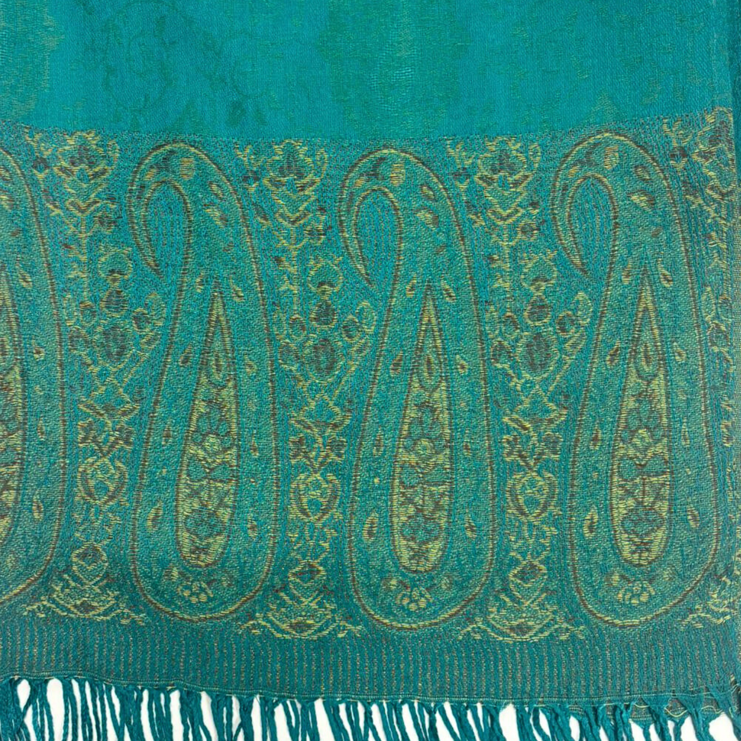 Pashmina Scarf - Two Tone Paisley Print