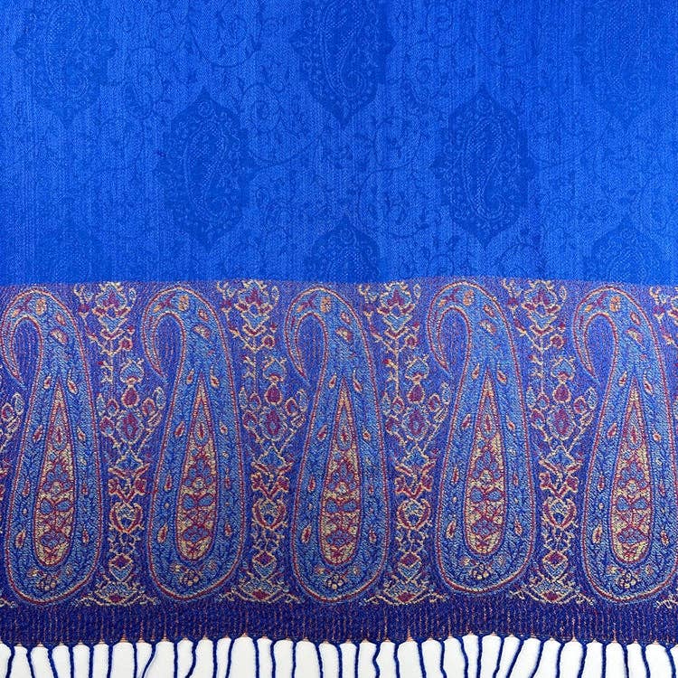 Pashmina Scarf - Two Tone Paisley Print