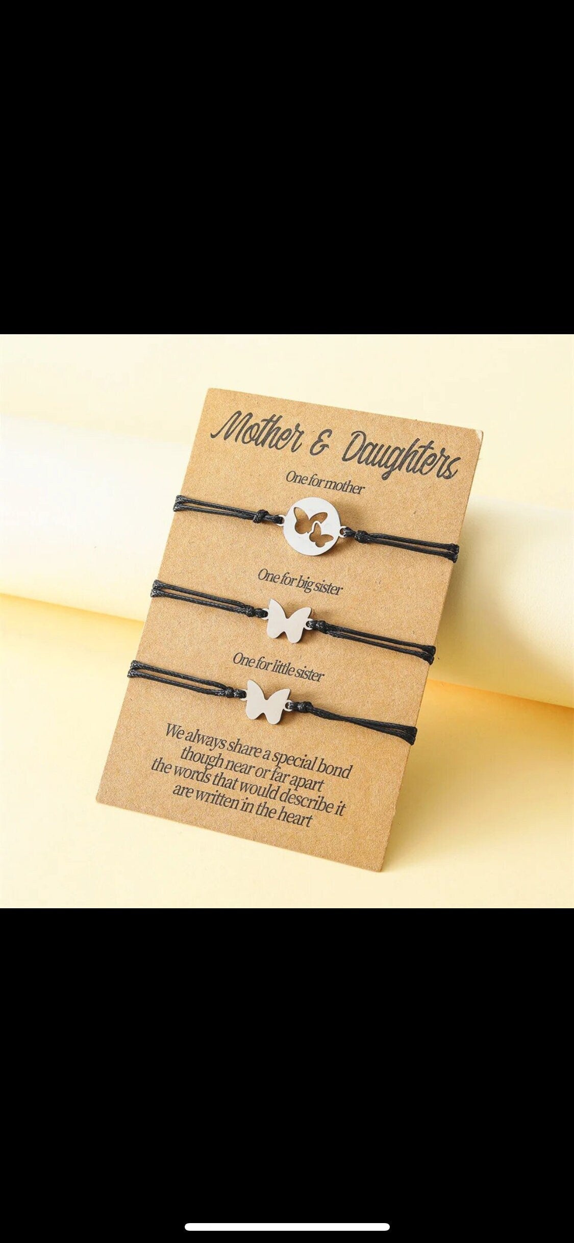 Sisters, Mothers and Daughters, Three Generations Friendship Bracelets perfect for Mothers Day